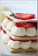 strawberries and cream dessert