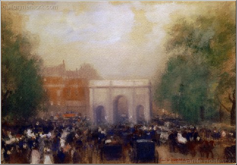 A View of Marble Arch, London