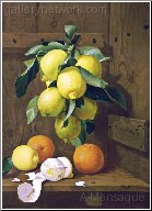 A Still Life of Lemons and Oranges