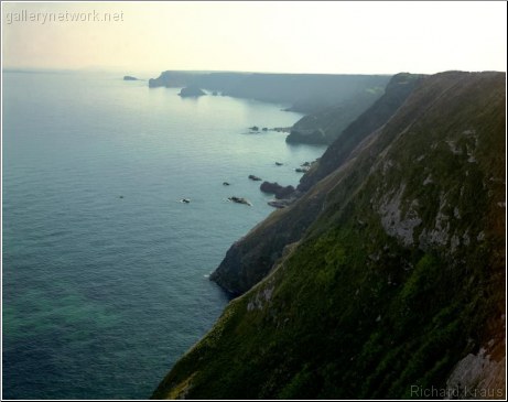 cornwall sea cliff ocean