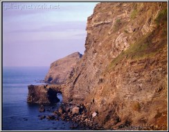 cornwall amazing cliff